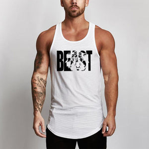 Fitness Men Shirt Slim Fit Vests Mesh Singlets Muscle Tops - LiftEra Fitness