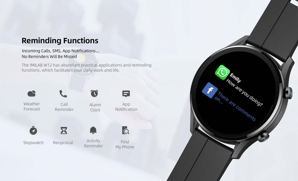 IMILAB W12 Smart Watch - LiftEra Fitness