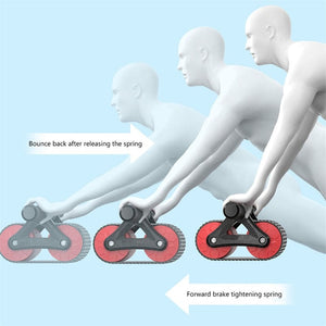 Double Wheel Abdominal Exerciser - LiftEra Fitness