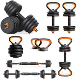 Dumbbells Kettlebells, Barbells Multifunctional Combination Six In One - LiftEra Fitness