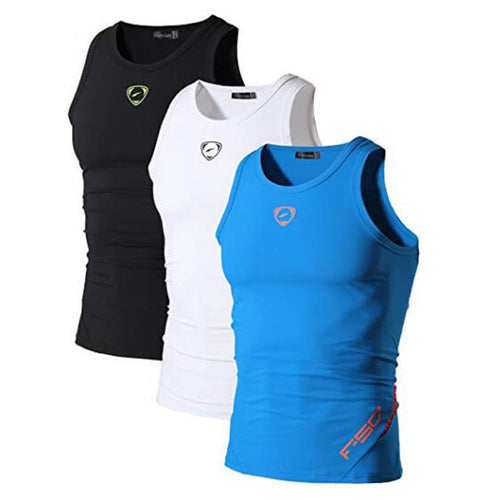 Men's Quick Dry Slim Fit Sleeveless Sport Tank Tops Shirts - LiftEra Fitness