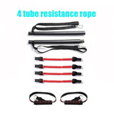 Pilates Stick Gym Exercise Muscle Power Tension Bar With Fitness Stick Home Body Work Out Fitness Pull Rope - LiftEra Fitness