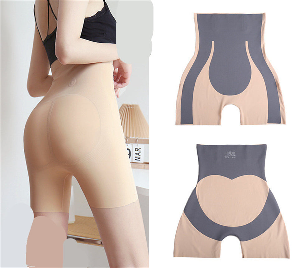 High-rise Yoga Fitness Hip Raise Shorts Pants Shaping Panties Underwear High Elasticity Bodysuit Knickers Tights Leggings Capri Cropped Trousers - LiftEra Fitness