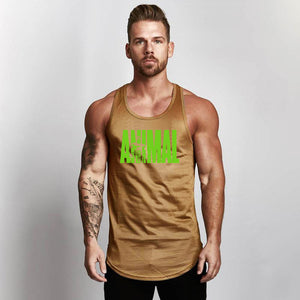 Fitness Men Shirt Slim Fit Vests Mesh Singlets Muscle Tops - LiftEra Fitness