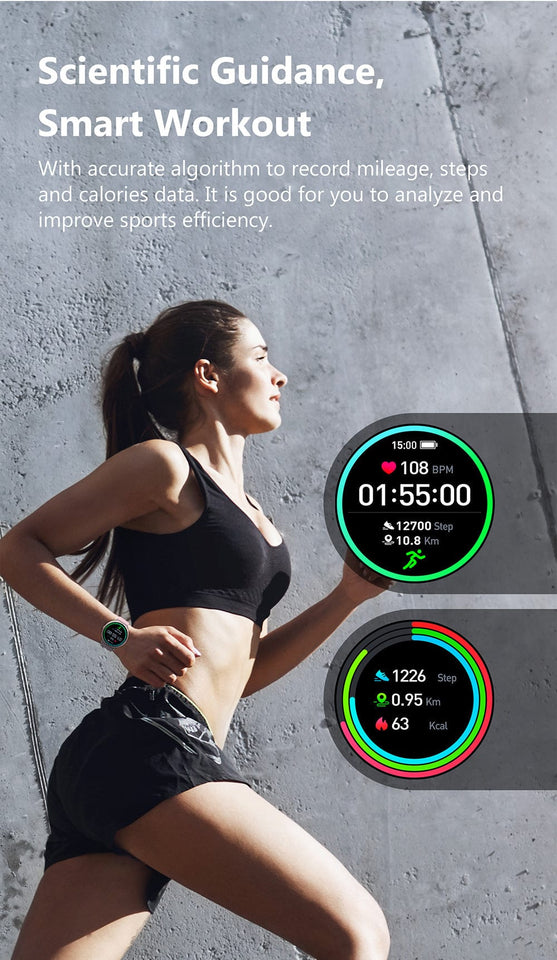 Smart Watch. IMILAB KW66 Bluetooth IP68 | Waterproof Sport Fitness Tracker-Black - LiftEra Fitness