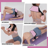 Hip Thrust Belt Glute Bridge Pad Butt Workout With Dumbbells Kettlebells For Lunges Reverse Squat - LiftEra Fitness